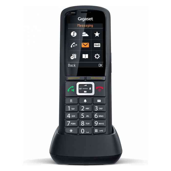 Gigaset R700H Pro Teléfono DECT Inalámbrico Terminal Resistente Pantalla 2.4" Negro 1
