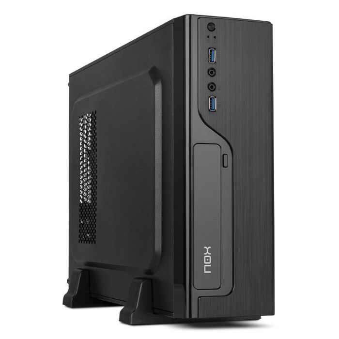 CAJA SOBREMESA/MICRO-ATX NOX LITE070 SLIM 500W 2USB3.0 NEGRA 1