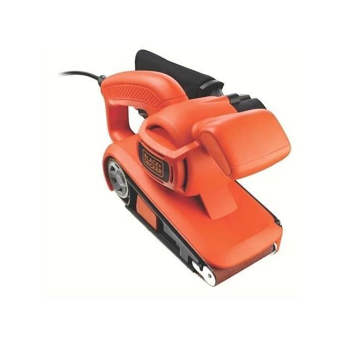 Black + Decker Lijadora de banda 720W 75x457mm. Rodillo pequeño para bordes, sup. lijado 75x150mm, centrado auto., bolsa de polvo. 0 Black + Decker Lijadora de banda 720W 75x457mm. Rodillo pequeño para bordes, sup. lijado 75x150mm, centrado auto., bolsa de polvo. 0