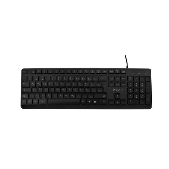 Teclado V7 KU350ES Negro Qwerty Español 2