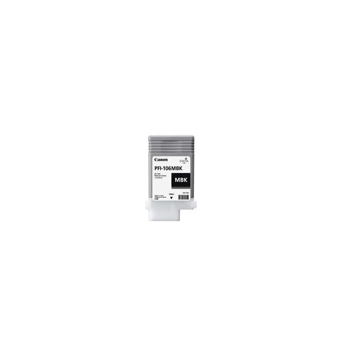 Canon PFI-106MBK Cartucho de Tinta Negro Mate para iPF6400SE, iPF6300S, iPF6400S, iPF6300, iPF6350, iPF6400, iPF6450