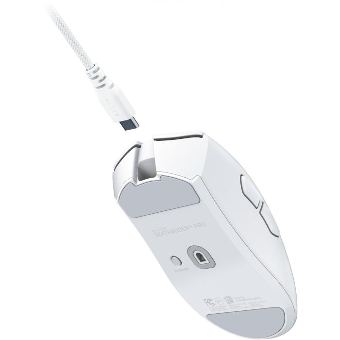 Razer RZ01-05330200-R3G1 DeathAdder V4 Pro Ratón Gaming Inalámbrico + USB Óptico 45000 DPI Mano Derecha Blanco 5 Razer RZ01-05330200-R3G1 DeathAdder V4 Pro Ratón Gaming Inalámbrico + USB Óptico 45000 DPI Mano Derecha Blanco 5
