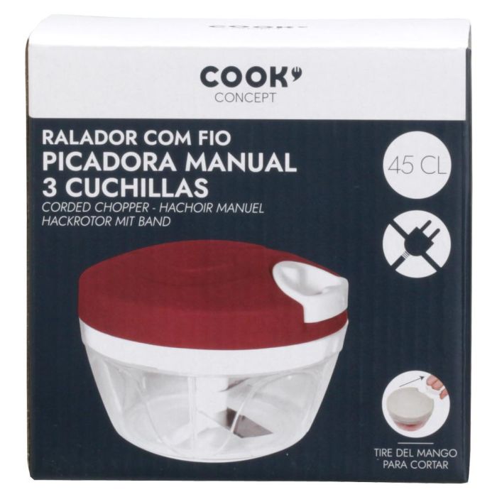 Picadora Manual 3 Cuchillas Cook Concept 2