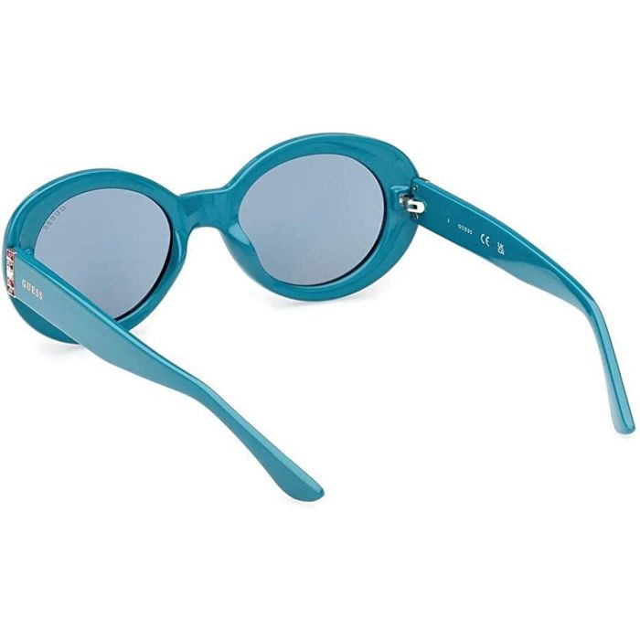 Guess GU7904 89V Gafas de Sol Mujer Ovaladas, Montura Turquesa, Cristales Azules 51mm, Patilla 145mm, Puente 20mm 6 Guess GU7904 89V Gafas de Sol Mujer Ovaladas, Montura Turquesa, Cristales Azules 51mm, Patilla 145mm, Puente 20mm 6