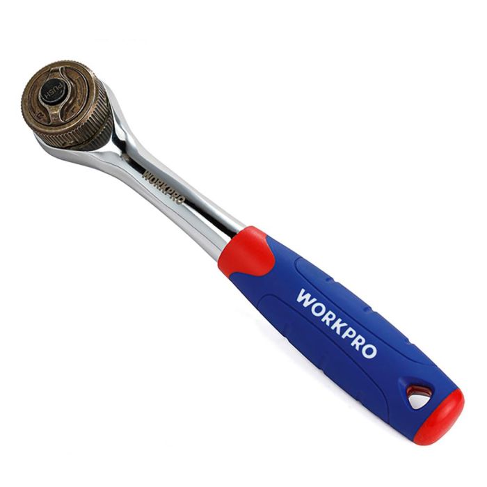 Workpro Carraca 3/8" double drive azul/rojo