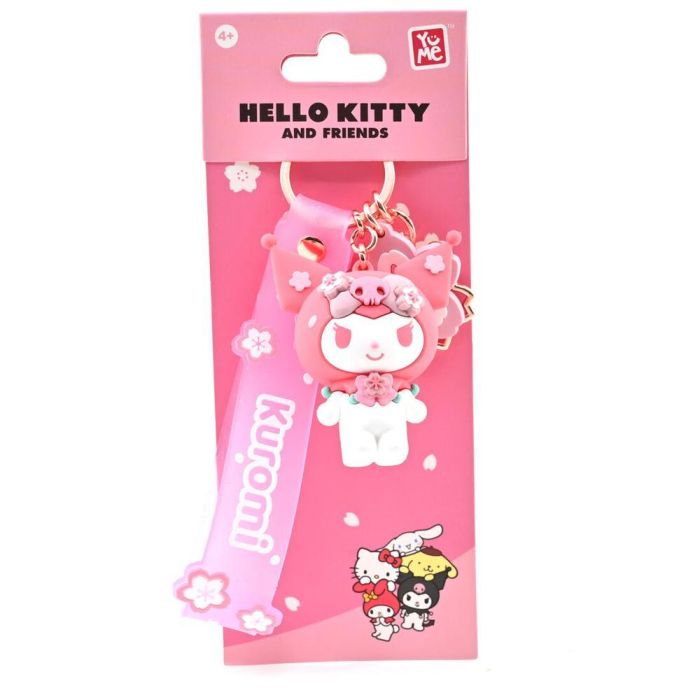 Bandai Llavero Hello Kitty Sanrio Sakura - PVC resistente con llavero de metal, 7x17.5cm 1 Bandai Llavero Hello Kitty Sanrio Sakura - PVC resistente con llavero de metal, 7x17.5cm 1