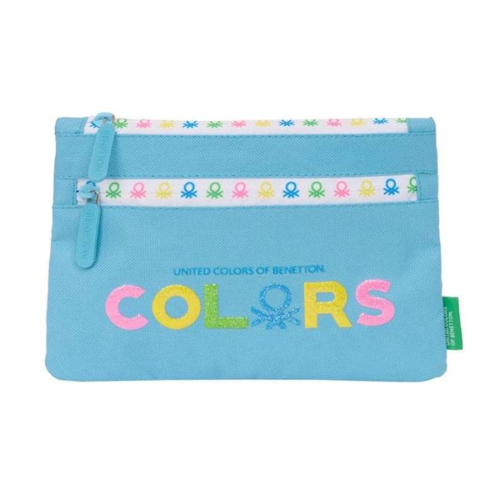 Bolso Escolar Portatodo Safta Doble Grande Benetton Spring 30x230x160 mm