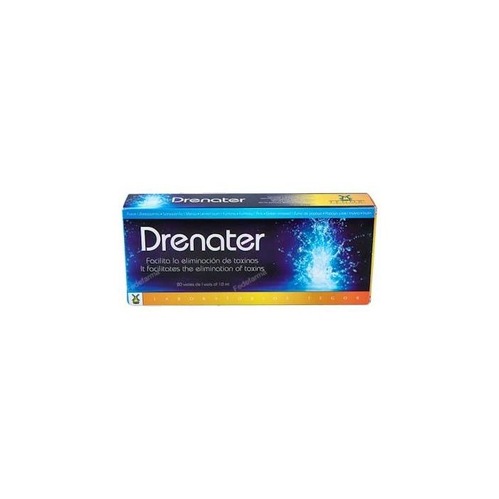 TEGOR Drenater 20 Viales: Complemento que facilita la limpieza del cuerpo, con Fucus, Zarzaparrilla y Manzanilla