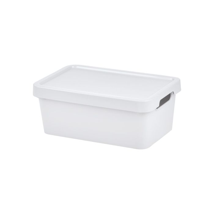 Caja de Almacenaje Maya Blanca 4.2L con Tapa - Inde (12 Unidades) 1 Caja de Almacenaje Maya Blanca 4.2L con Tapa - Inde (12 Unidades) 1