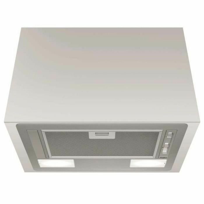 Whirlpool WCT64FLSX Campana Integrada 53 cm Acero Inoxidable 332 m³/h 64 dB 3 Velocidades Control Mecánico Filtro Carbón LED