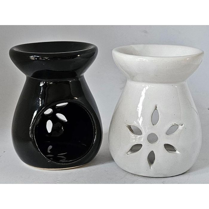 Magic Lights Quemador de fragancias, portavelas de cerámica, colores surtidos