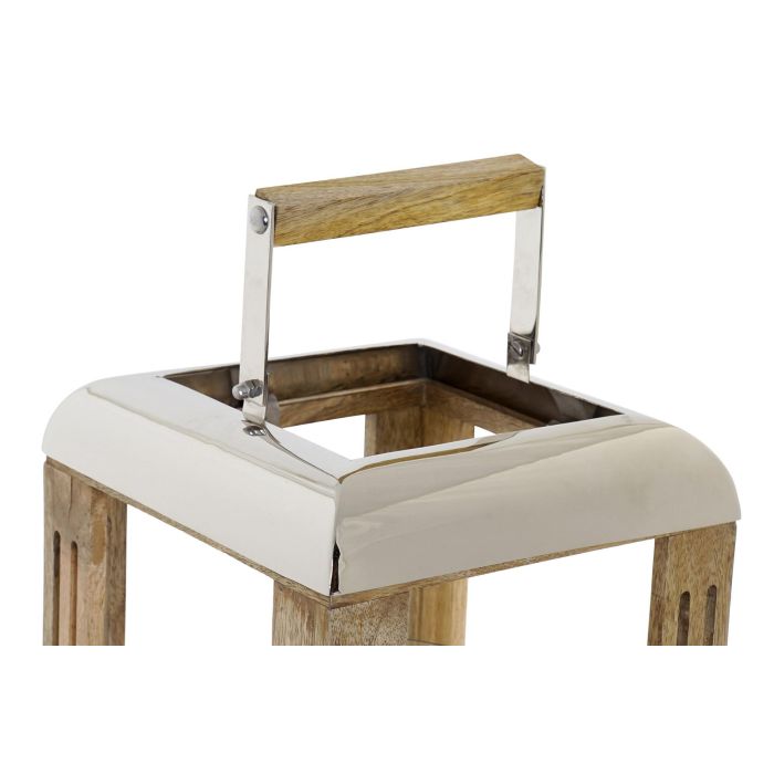 DKD Home Decor Farola Plateado 23 x 36 x 23 cm Metal Cristal 2