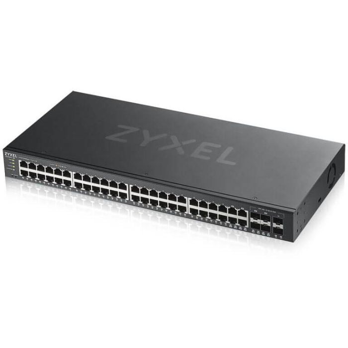 Zyxel GS1920-48V2-EU0101F Switch Gestionado Gigabit Ethernet 44 Puertos, 100 Gbit/s, Negro 3 Zyxel GS1920-48V2-EU0101F Switch Gestionado Gigabit Ethernet 44 Puertos, 100 Gbit/s, Negro 3