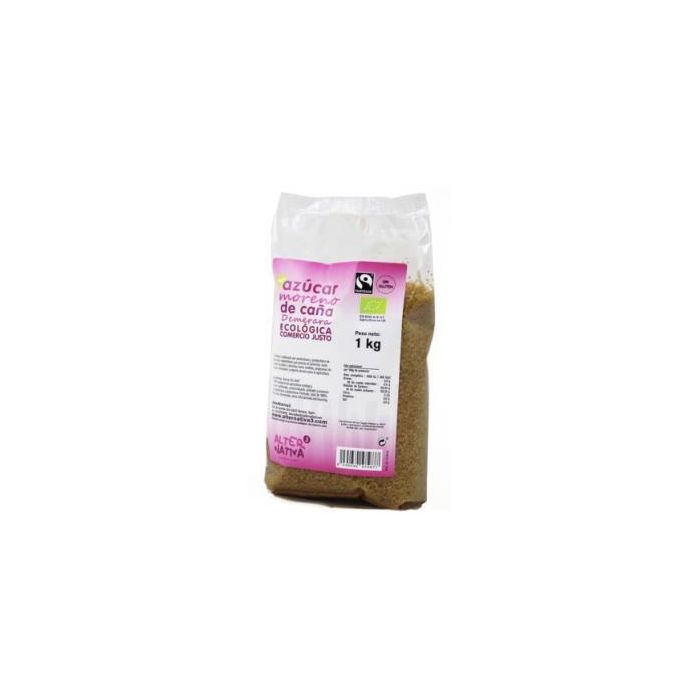 ALTERNATIVA 3 Azúcar Moreno Demerara 1Kg Bio de Caña Ecológico y de Comercio Justo