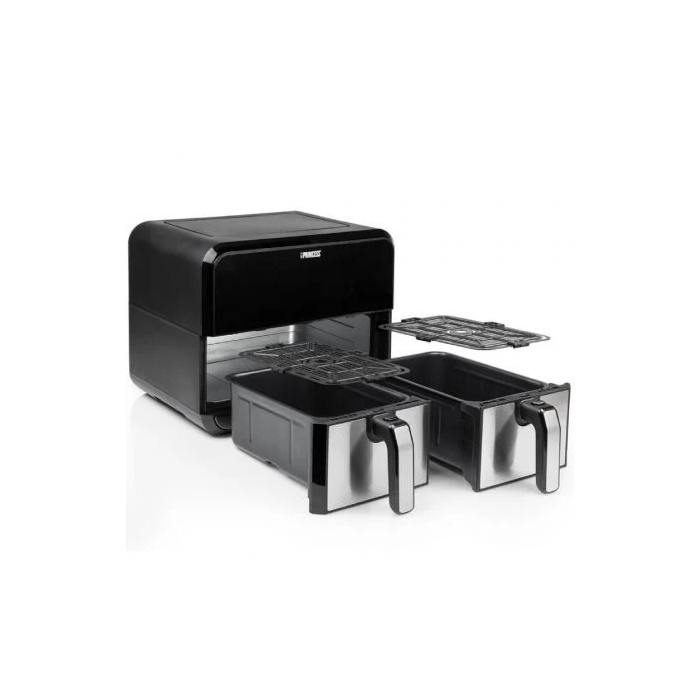 Princess Freidora por Aire Double Basket Airfryer 182074 / 2400W / 8L / Doble Cesta / Sin Aceite