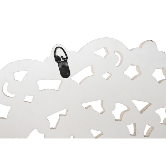 DKD Home Decor Decoración Pared Mandala Hindú MDF Blanco 90x90x2 cm 3 DKD Home Decor Decoración Pared Mandala Hindú MDF Blanco 90x90x2 cm 3