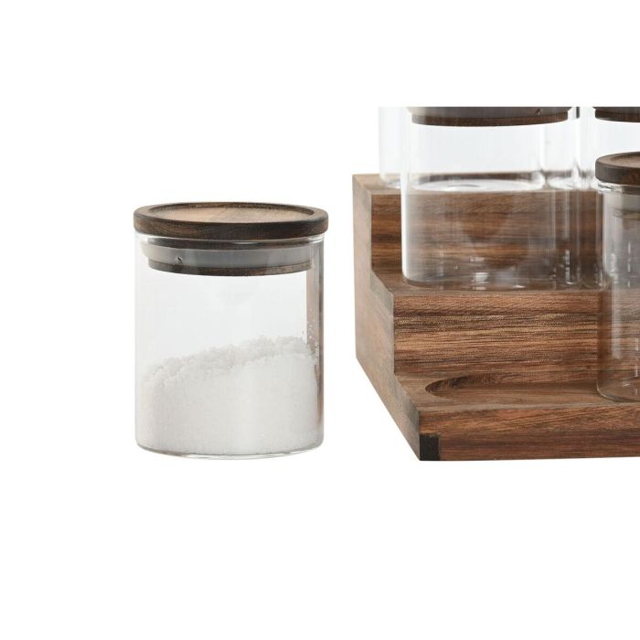 Especiero Basicos DKD Home Decor Natural 25.6 x 16 x 24 cm Set de 9 4 Especiero Basicos DKD Home Decor Natural 25.6 x 16 x 24 cm Set de 9 4