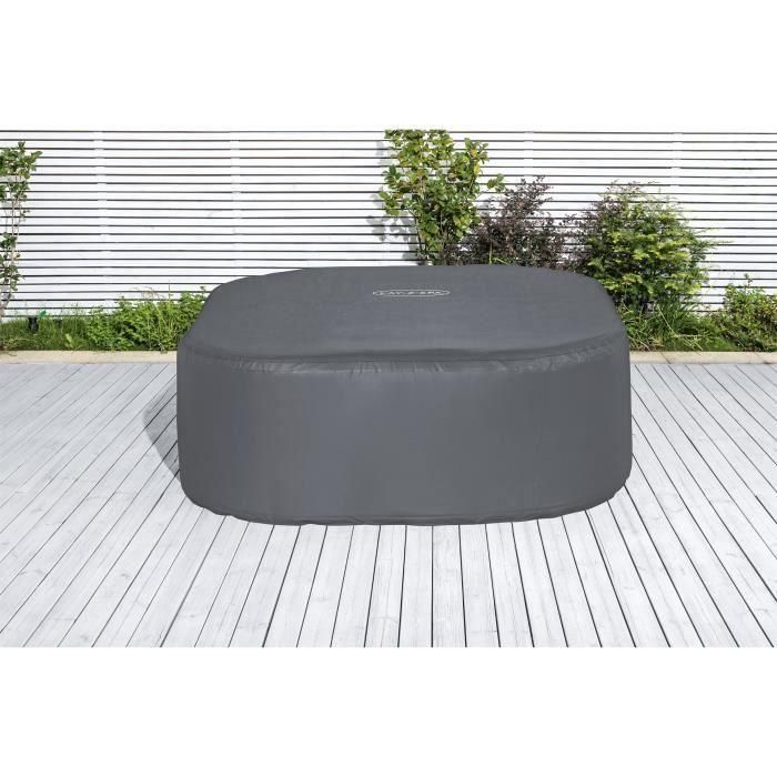 Cubierta térmica para spas cuadrados 1.80m x 1.80m x 71 cm, compatible con bombas integradas y bombas externas 1