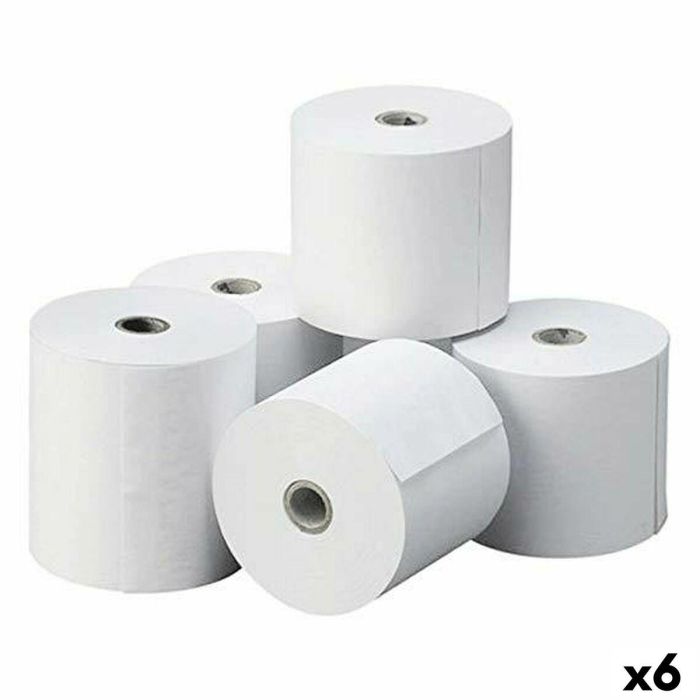 Papel Térmico Blanco Fabrisa 80 x 80 x 12 mm 48 Unidades Papel Térmico Blanco Fabrisa 80 x 80 x 12 mm 48 Unidades