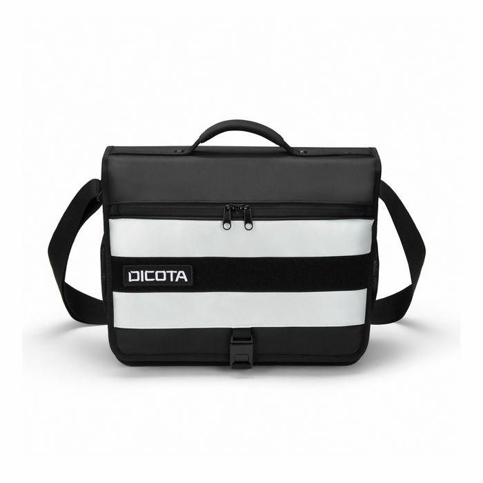 Dicota Messenger Bag, REFLECTIVE, black 2 Dicota Messenger Bag, REFLECTIVE, black 2
