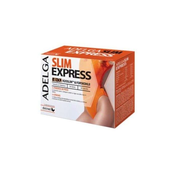 DIETMED Adelgaslim Express 60Cap. con Alcachofa y Colina para Control de Peso y Metabolismo de Lípidos