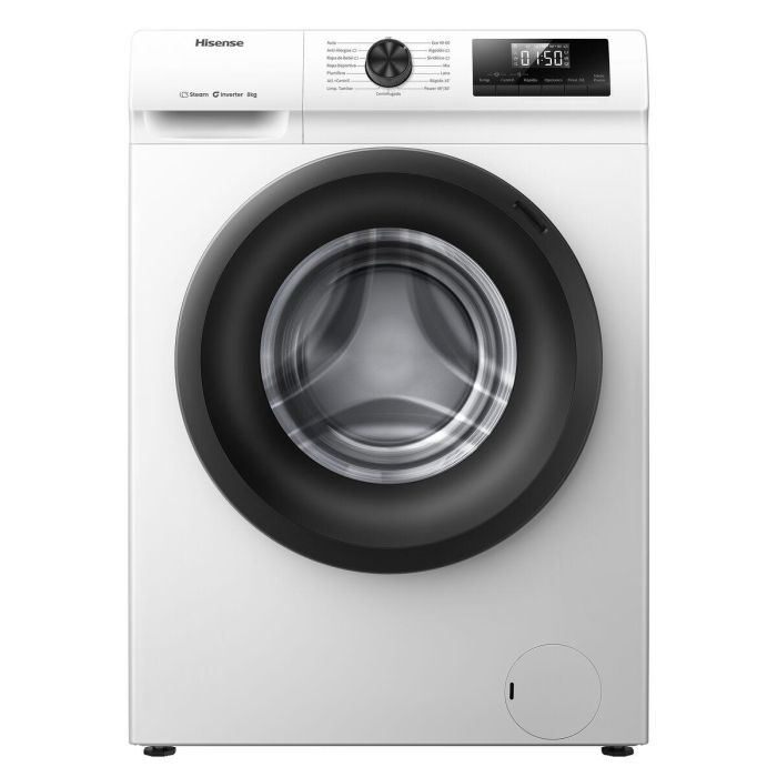 Lavadora Hisense WF1Q8041BW1 1400 rpm 8 kg Lavadora Hisense WF1Q8041BW1 1400 rpm 8 kg
