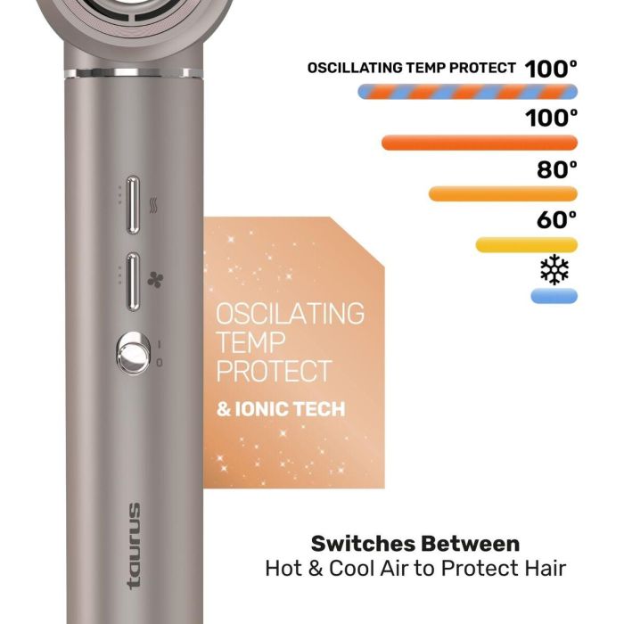 Cepillo Moldeador Taurus AIRWAVE DIGITAL PRO 1200 W 3 Cepillo Moldeador Taurus AIRWAVE DIGITAL PRO 1200 W 3