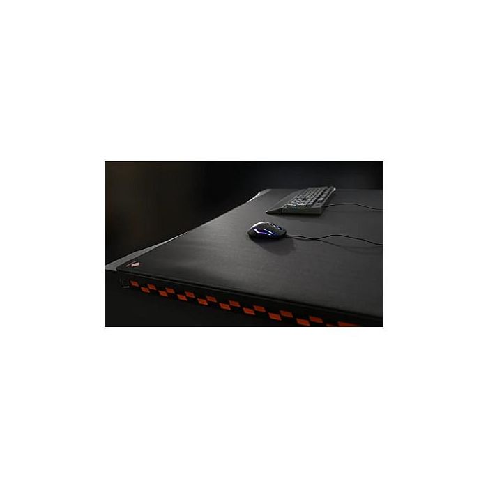 Deltaco Gaming DMP440 - Alfombrilla de Ratón Gaming XXL Negro, 1200 x 600 x 4 mm, Base Antiderrapante, Lavable, Bordes Rematados, GAM-081