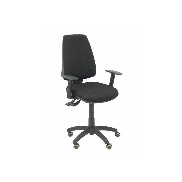 Silla Piqueras Y Crespo Elche S Brazos Regulables Mecanismo Sincro De Doble Maneta Gran Confortabilidad Regulable En Altura Ruedas De Parquet Asiento Y Respaldo Tapizado Bali Negro