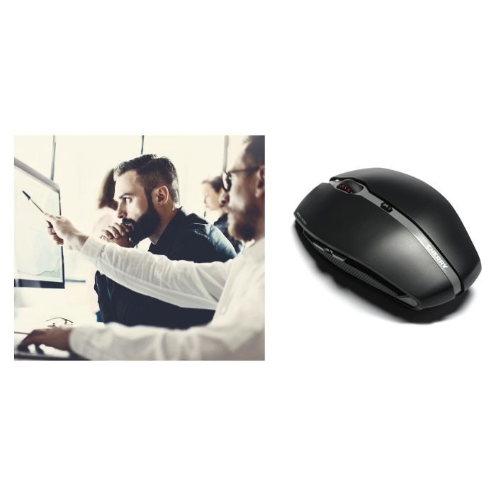 Cherry GENTIX 4K Ratón Ambidextro Óptico USB 3600 DPI Negro