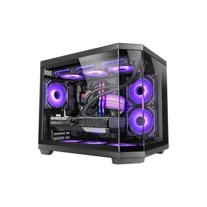 Mars Gaming MC-3TCOREM Caja Gaming Minitorre Micro-ATX con Triple Cristal Templado, Soporte Refrigeración Líquida 360mm y USB-C Mars Gaming MC-3TCOREM Caja Gaming Minitorre Micro-ATX con Triple Cristal Templado, Soporte Refrigeración Líquida 360mm y USB-C