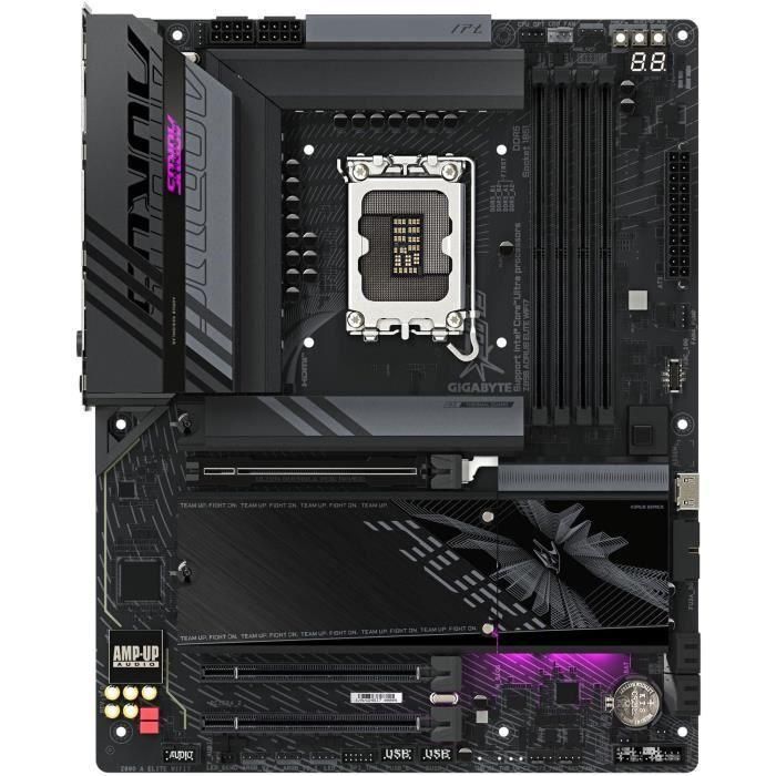 GIGABYTE Z890 AORUS ELITE WIFI7 Placa Base LGA 1851 para Intel Core Ultra (Serie 2) DDR5 PCIe 5.0 Wi-Fi 7 ATX 1