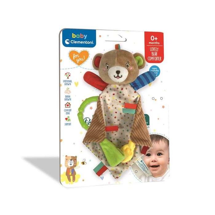 Clementoni Mantita Doudou Dulce Osito Portachupete 18x25x6cm 9