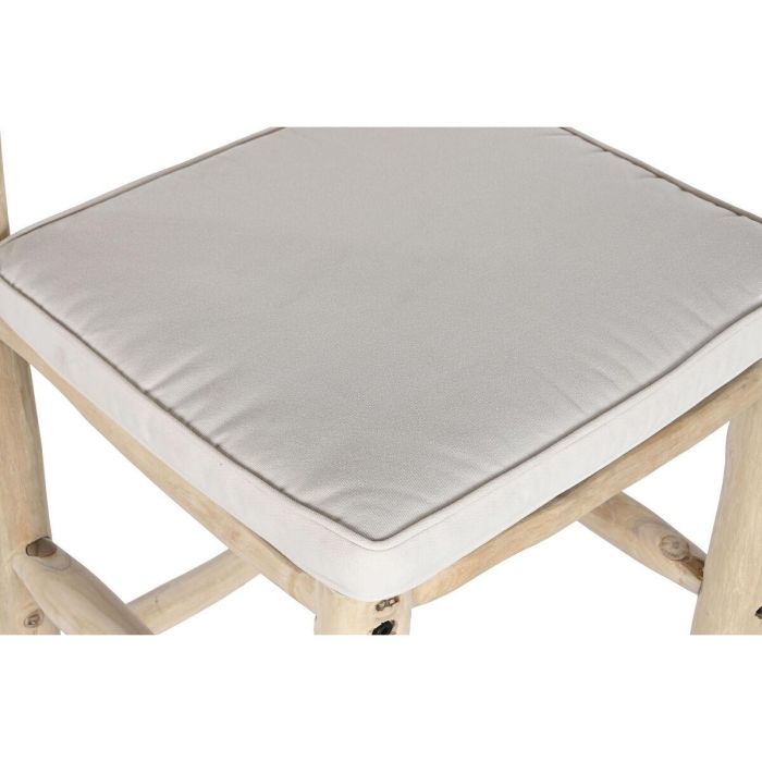 Taburete DKD Home Decor Natural Teca 50 x 50 x 102 cm 2