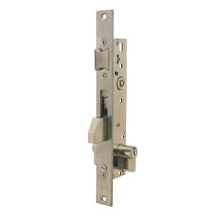 TESA 2210/20/3Ni Cerradura para Metal Basculante, Entrada 20mm, Sin Cerradero, Escudo Plástico