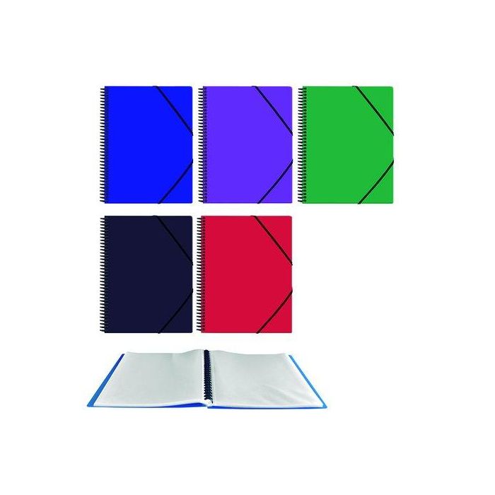 Carpeta Fundas (Tarifario) Senfort Unicolor Pp A4 Con Goma 20 F. Surtido De 4