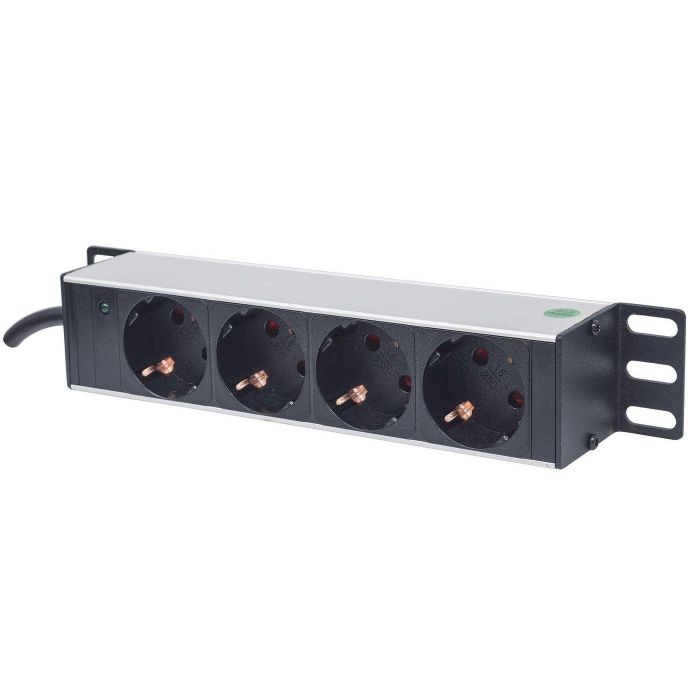 Intellinet 10" 1U Rackmount 4-OutputPower Distribution Unit (PDU)