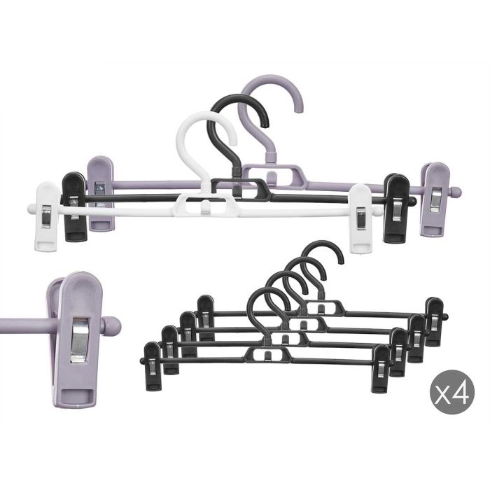Set 4 Perchas Pinzas 3 Colores Surt Oscuras Kipit 25X36CM (24 Unidades) Set 4 Perchas Pinzas 3 Colores Surt Oscuras Kipit 25X36CM (24 Unidades)