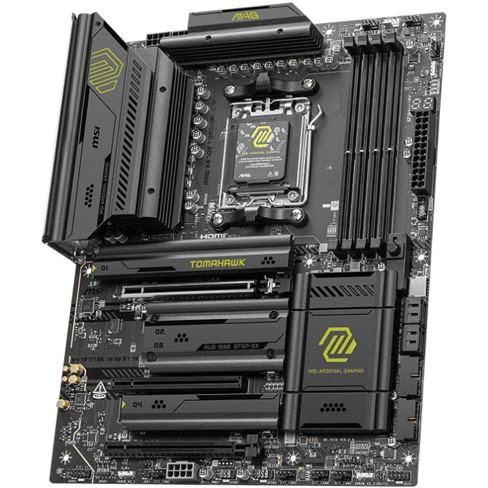 MSI 911-7E59-06S MAG X870E TOMAHAWK WiFi Placa Base AMD X870E Socket AM5 ATX DDR5 Wi-Fi 7 5 Gigabit Ethernet 2