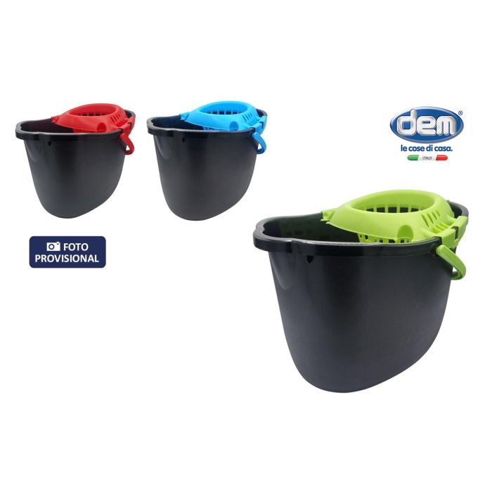 Inde Cubo Reciclado con Escurridor de 13 litros, Colores Surtidos, Medidas: Ancho 27 cm, Alto 28 cm, Largo 35,5 cm (12 Unidades) Inde Cubo Reciclado con Escurridor de 13 litros, Colores Surtidos, Medidas: Ancho 27 cm, Alto 28 cm, Largo 35,5 cm (12 Unidades)