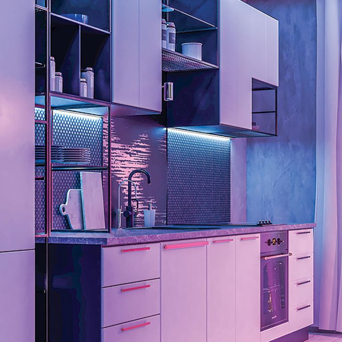 Tiras LED Muvit iO Negro Multicolor Dorado F 5 m 5