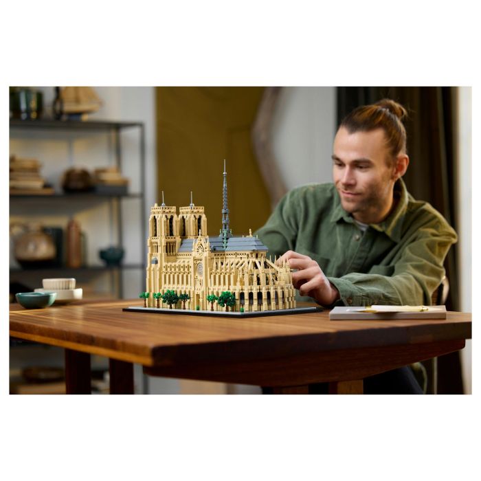 LEGO Architecture Notre-Dame de Paris 21061 Juego de Construcción para Adultos con 4383 Piezas 23