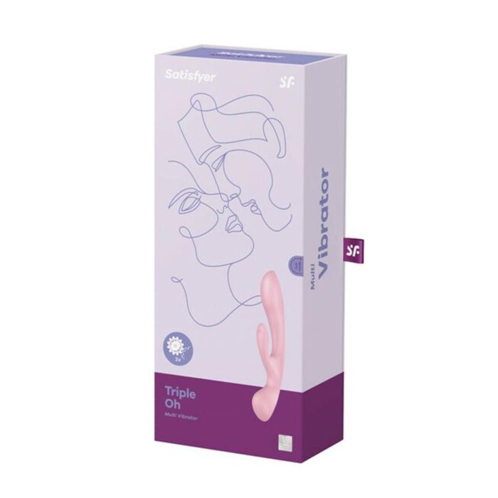 Satisfyer Triple oh! multi-vibrador rosa