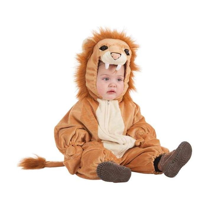 Creaciones Llopis Disfraz Bebé León Mono y Manoplas Talla 0-12 Meses 0 Creaciones Llopis Disfraz Bebé León Mono y Manoplas Talla 0-12 Meses 0