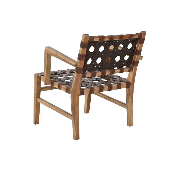 Sillon Item Home DKD Home Decor Marron Marron Claro 66 x 74 x 61 cm (2 Unidades) 2 Sillon Item Home DKD Home Decor Marron Marron Claro 66 x 74 x 61 cm (2 Unidades) 2
