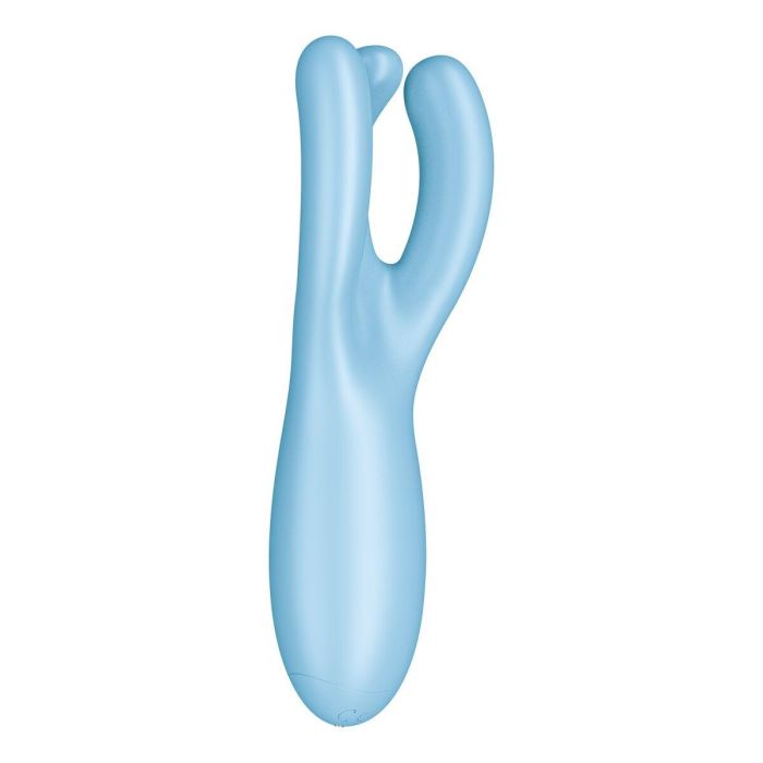 SATISFYER Threesome 4 Vibrador Azul para Mujer 4 SATISFYER Threesome 4 Vibrador Azul para Mujer 4