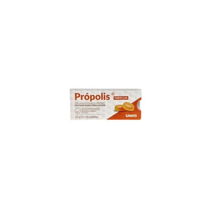 SAWES Caramelos con Propóleo y Naranja sin Azúcar 22g