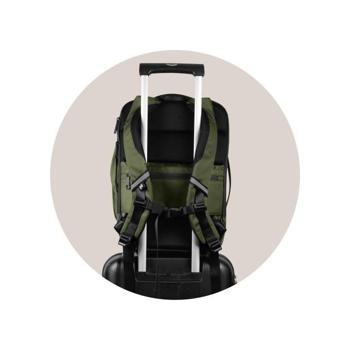 Oxford Mochila para portátil 15" Executive RPET Caqui 400191413 Repelente al agua 2