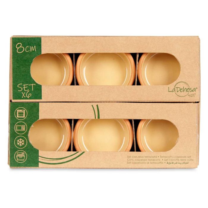 Set 6 Cazuelas de Barro 8 cm Color Mostaza - La Dehesa (10 Unidades) 2