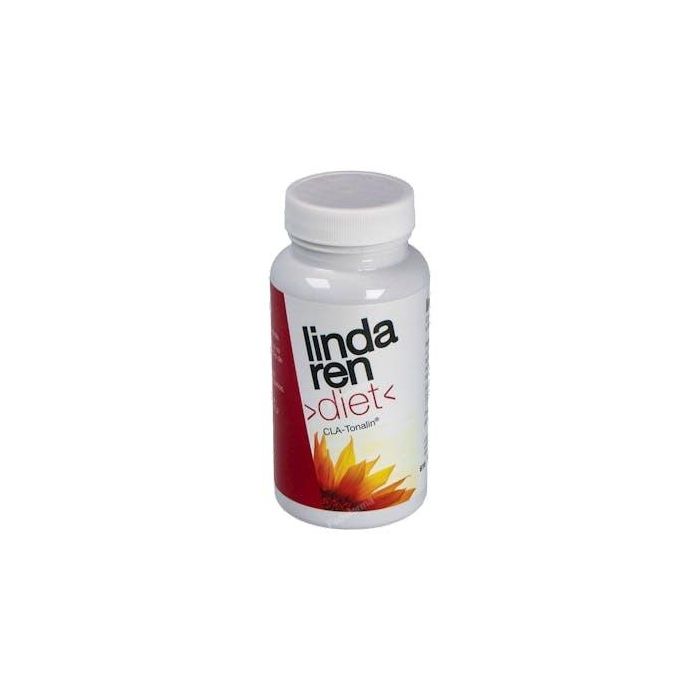 Lindaren Diet CLA Tonalin Ácido Linoleico Conjugado, Coadyuvante en Dietas de Adelgazamiento, Reafirmante, 90 Cápsulas